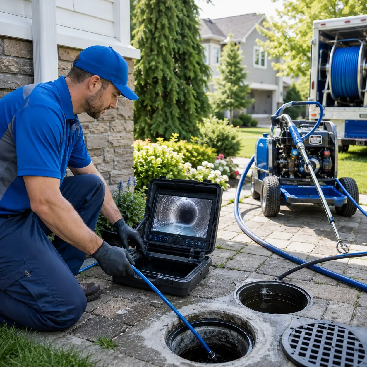 Outdoor drain cleaning professionals serving Moore, TX